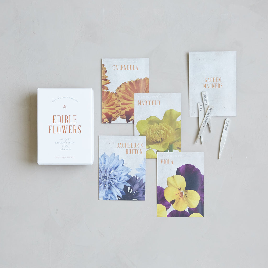 Edible Flower Seed Kit The Floral Society