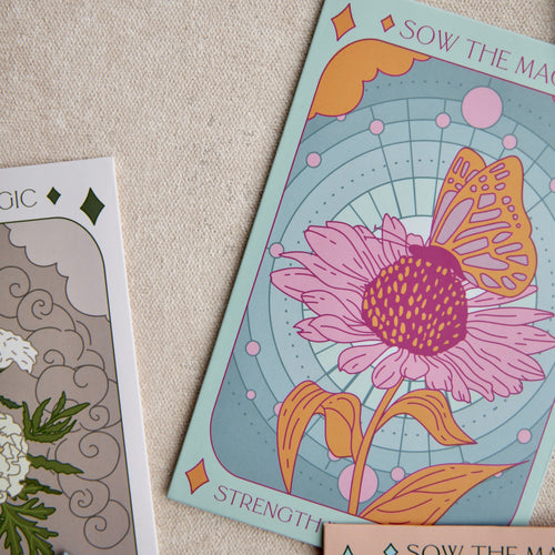 Tarot Flower Seed Packets