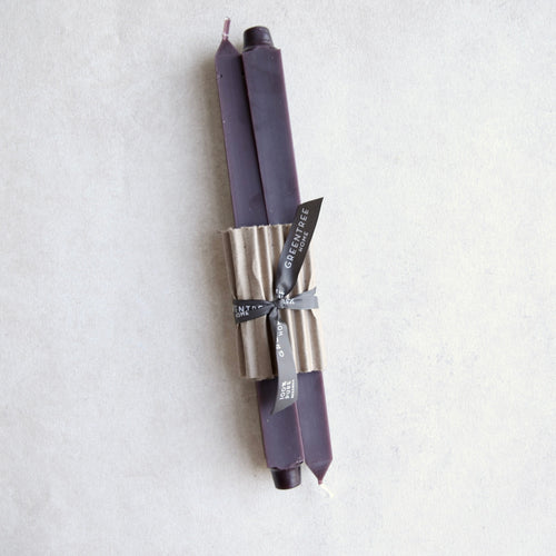 12" Beeswax Square Tapers