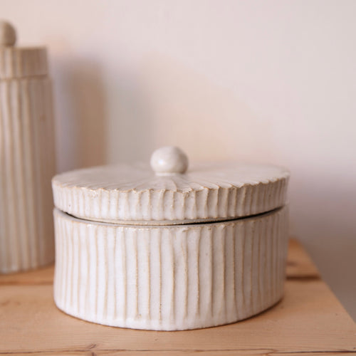 Handmade Ceramic Lidded Containers
