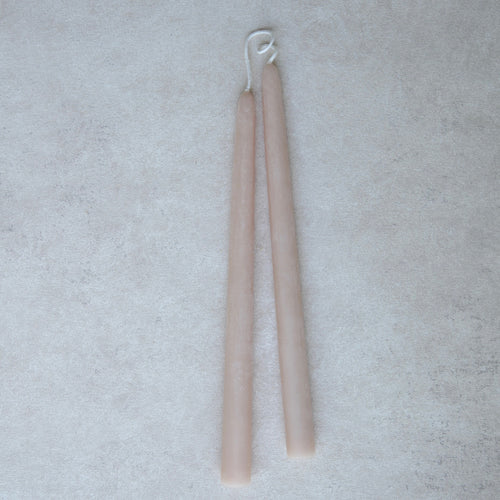 12" Beeswax Dipped Taper Candles