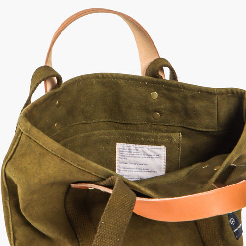 Canvas Tote Bag, Olive