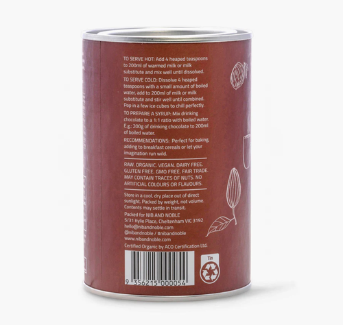 Organic Drinking Chocolate