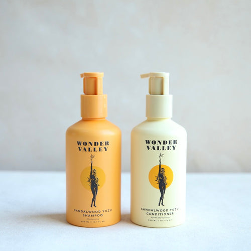 Wonder Valley Sandalwood Yuzu Shampoo & Conditioner