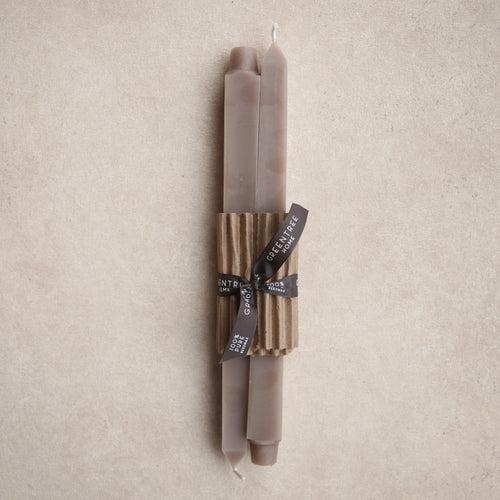 12" Beeswax Square Tapers