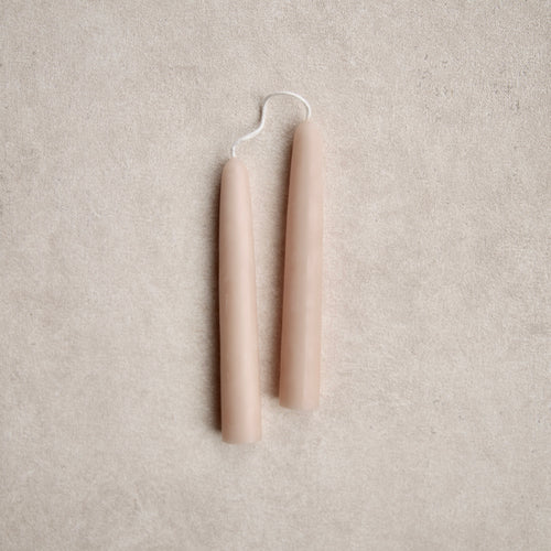 6" Beeswax Dipped Taper Candles