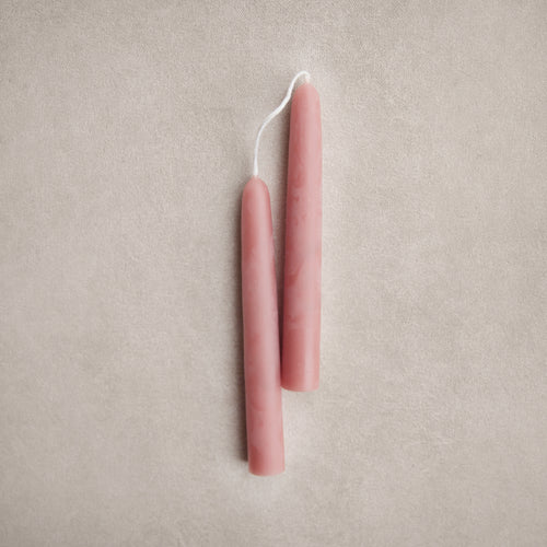 6" Beeswax Dipped Taper Candles