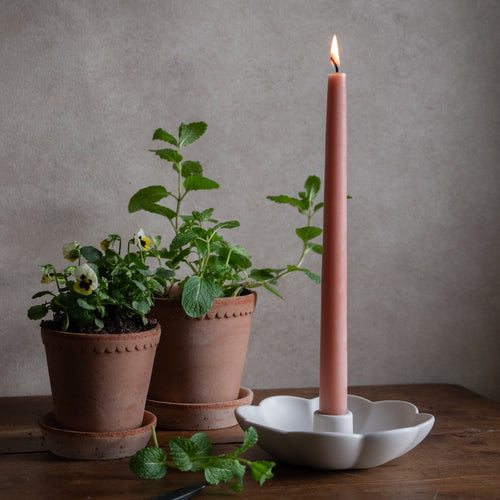 Beeswax Dipped Tapers Spring Blossom 12in