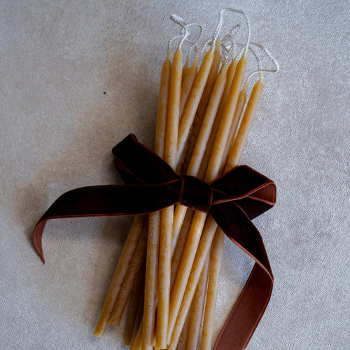 Beeswax Wishing Candles Miel 