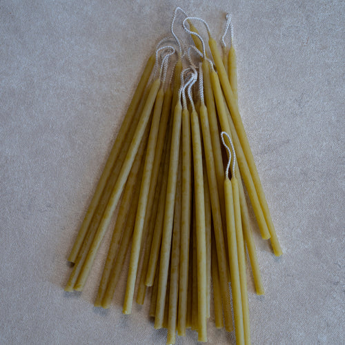 Beeswax Wishing Candles Olive