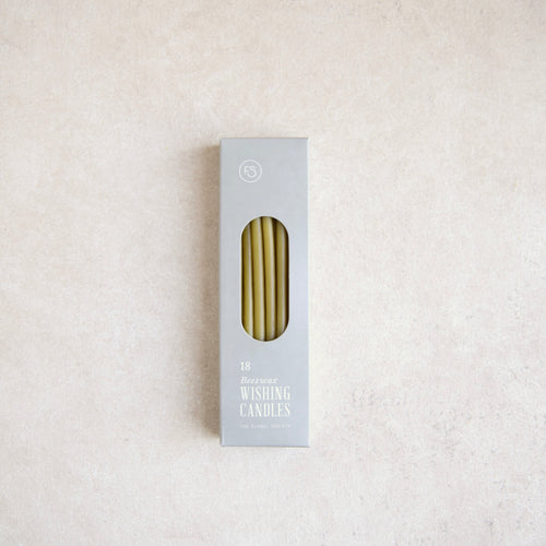 Beeswax Wishing Candles _Olive