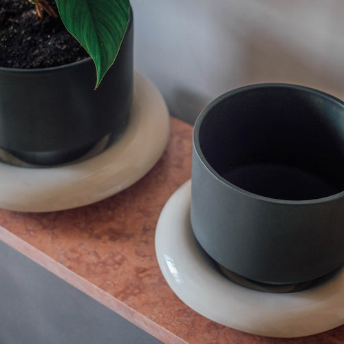 cup and saucer pot plant holder Lily Pot & Saucer Set – The Floral Society