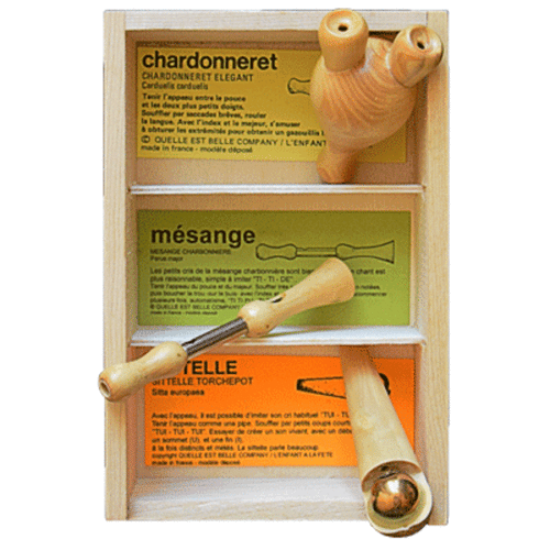 Handmade Wooden Bird Calls