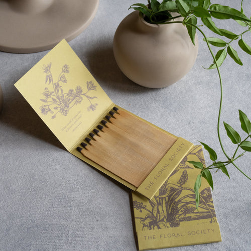 Botanic Matchbook Citrine_Dune_Heron
