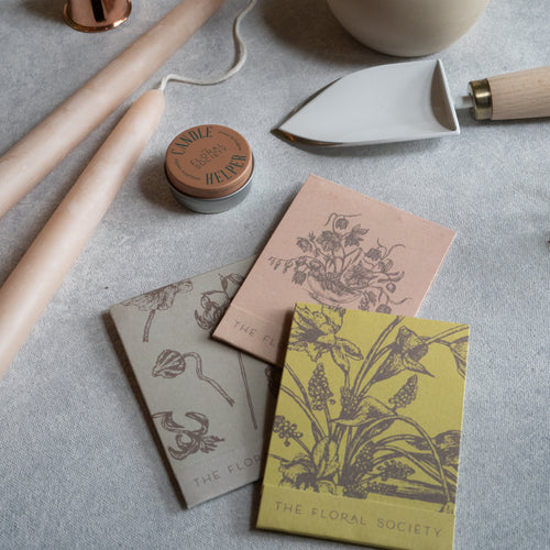 Botanic Matchbook Citrine_Dune_Heron