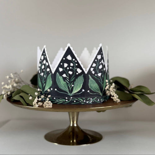 Botanical Crown Party Hat
