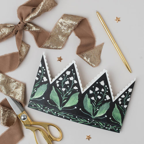 Botanical Crown Party Hat