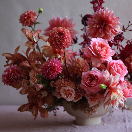 Ceramic Compote Vase_Florist 