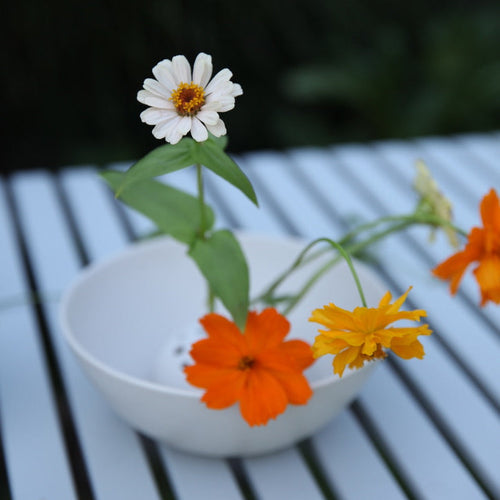 Ceramic Flower Frog Bowl_The Floral Society