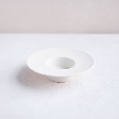 Ceramic Ikebana Vase White Ceramic