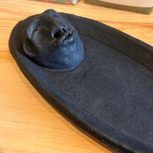 Ceramic Incense Holder Face
