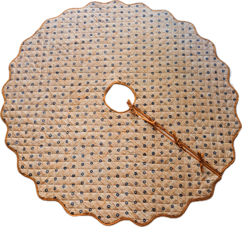 Christmas Tree Skirts Hand Block Printed