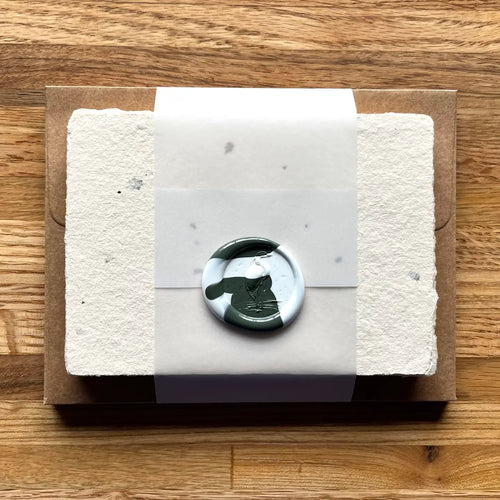 Coffee Waste Paper- Set of Cards with Envelopes