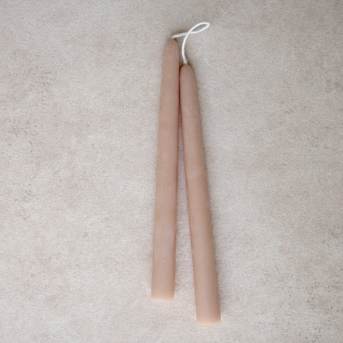 9" Beeswax Dipped Taper Candles