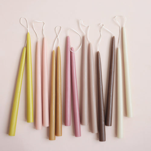 Dipped Taper Candles 9inch 12inch and 18 1inch