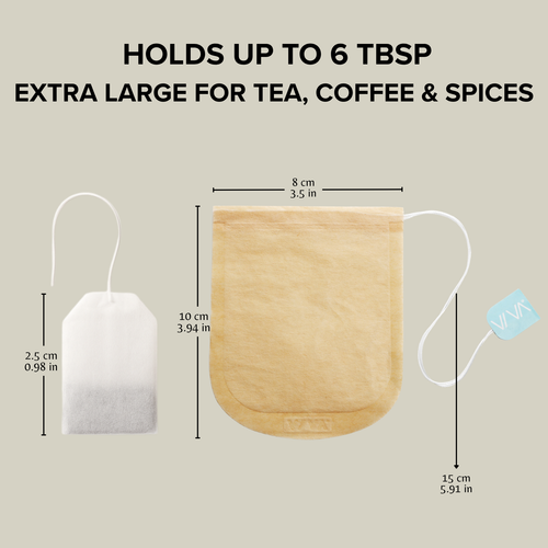 Disposable Coffee / Tea Filter Bags- Pack of 50