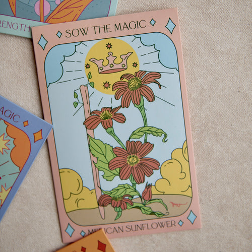 Tarot Flower Seed Packets