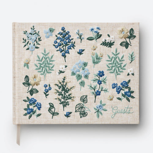 Embroidered Guest Book_Rifle Paper