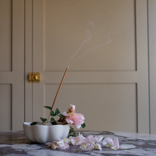 Fleur Incense Holder_Ceramic Wide