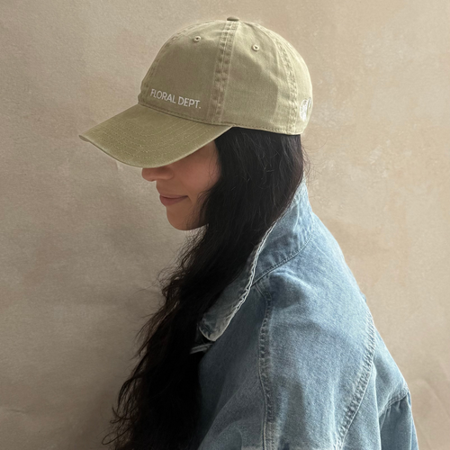 Floral Department Hat_Tan 3