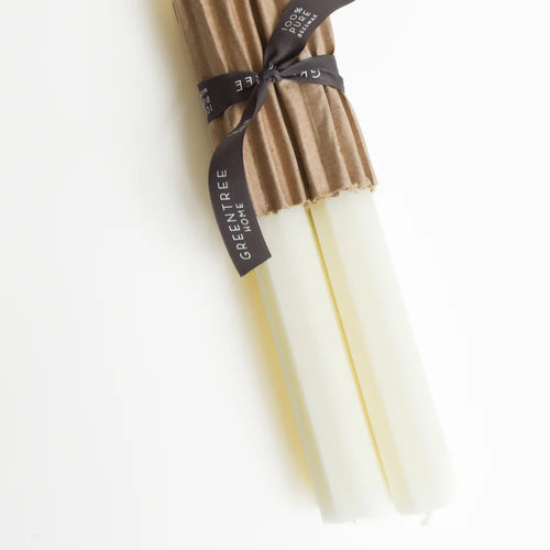 FlutedTaperGreentreeBeeswax_Cream