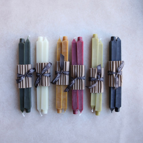 Greentree Beeswax Square taper Candles 12 in
