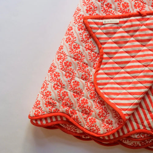 Christmas Tree Skirts Hand Block Printed