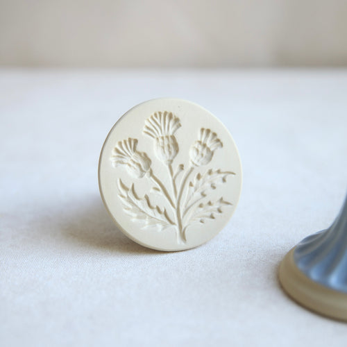 Handmade Cookie Stamp _Thistle