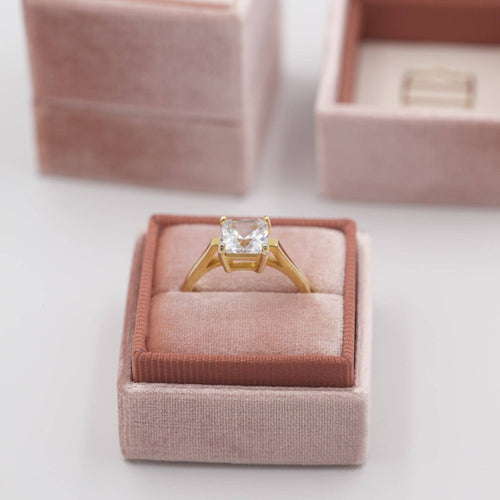 Handmade Velvet Ringbox Blossom