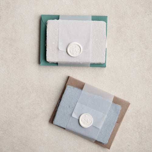 Handmade nowaste paper sets