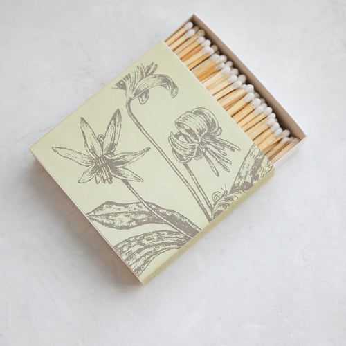 Artful floral botanical matches 
