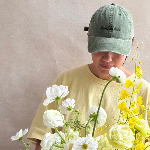 L_AmidesFleurs_Green Hat