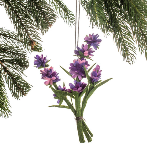 Lavender Felt Ornament