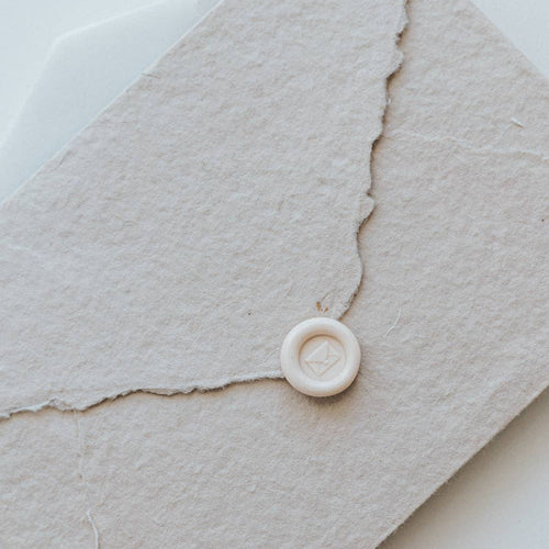 Lettermail Was Seal Head _ wedding gift stationary 