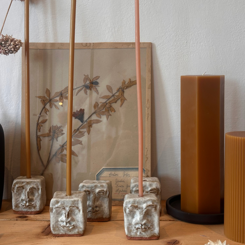 Long Stem Face Candleholders