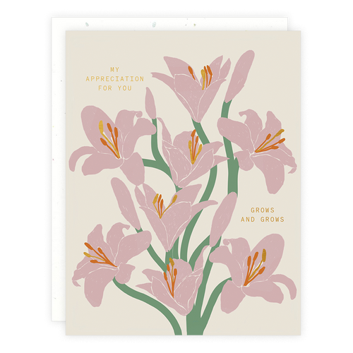 My Appreciate for you Grows and Grows Card