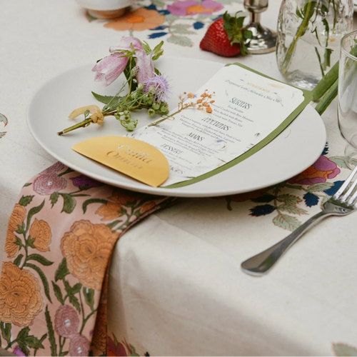 Nargis Napkins Block Printed