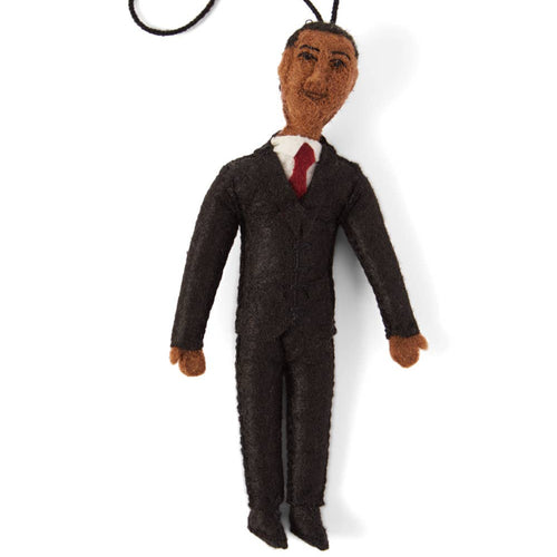 Obama Felt Ornament