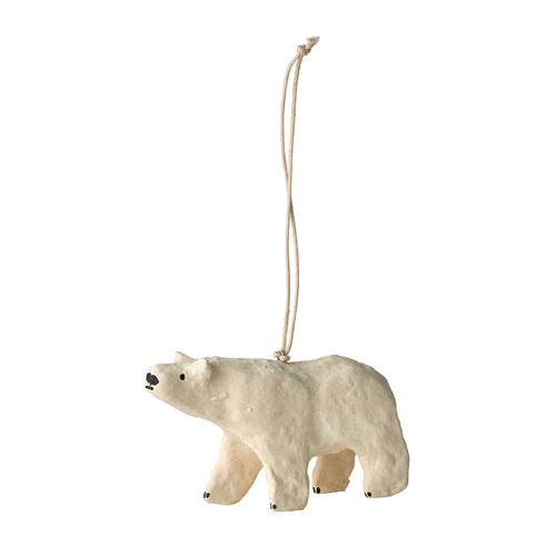 Paper Mache Ornaments_Polar Bear