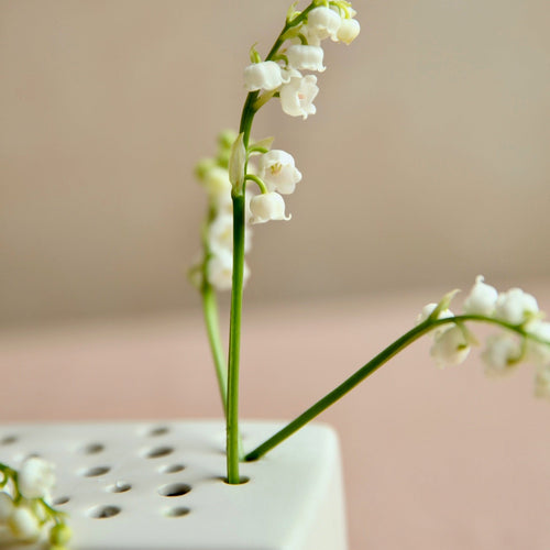 Rectangular Flower Frog Vase